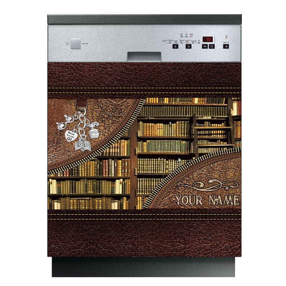Library - Personalized Librarian Dishwasher Cover