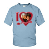 I Love My Grandma/ Nana/ Mommy.... - Personalized Grandma T-shirt And Hoodie