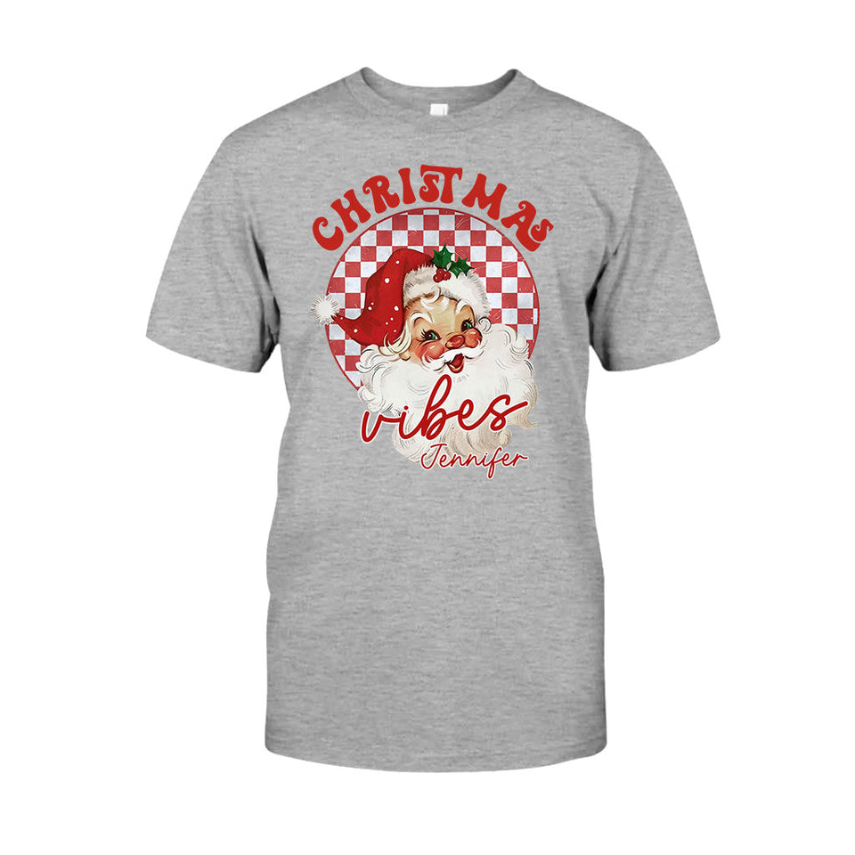 Christmas Vibes - Personalized Christmas T-shirt And Hoodie