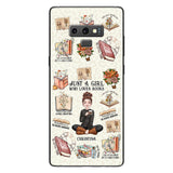 Just A Girl Who Loves Books - Personalized Book Phone Case