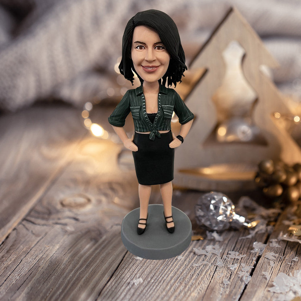 Custom Action Figure - Personalized Step Mom Bobblehead