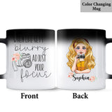 Adjust Your Focus - Personalized Photography Mug