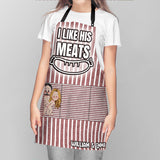 I Like His Meat I Like Her Buns - Personalized Couple Apron