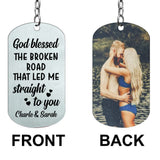 I'm Yours - Couple gift for husband, boyfriend, wife, girlfriend - Personalized Stainless Steel Keychain