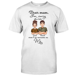 Dear Mom - Personalized Mother T-shirt And Hoodie