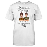 Dear Mom - Personalized Mother T-shirt And Hoodie
