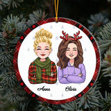 A Job Made Us Coworkers - Personalized Colleague Ornament