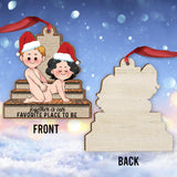 Together Is Our Favorite Place - Personalized Couple Ornament