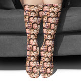 Customizable Printed Face - Personalized Family Socks