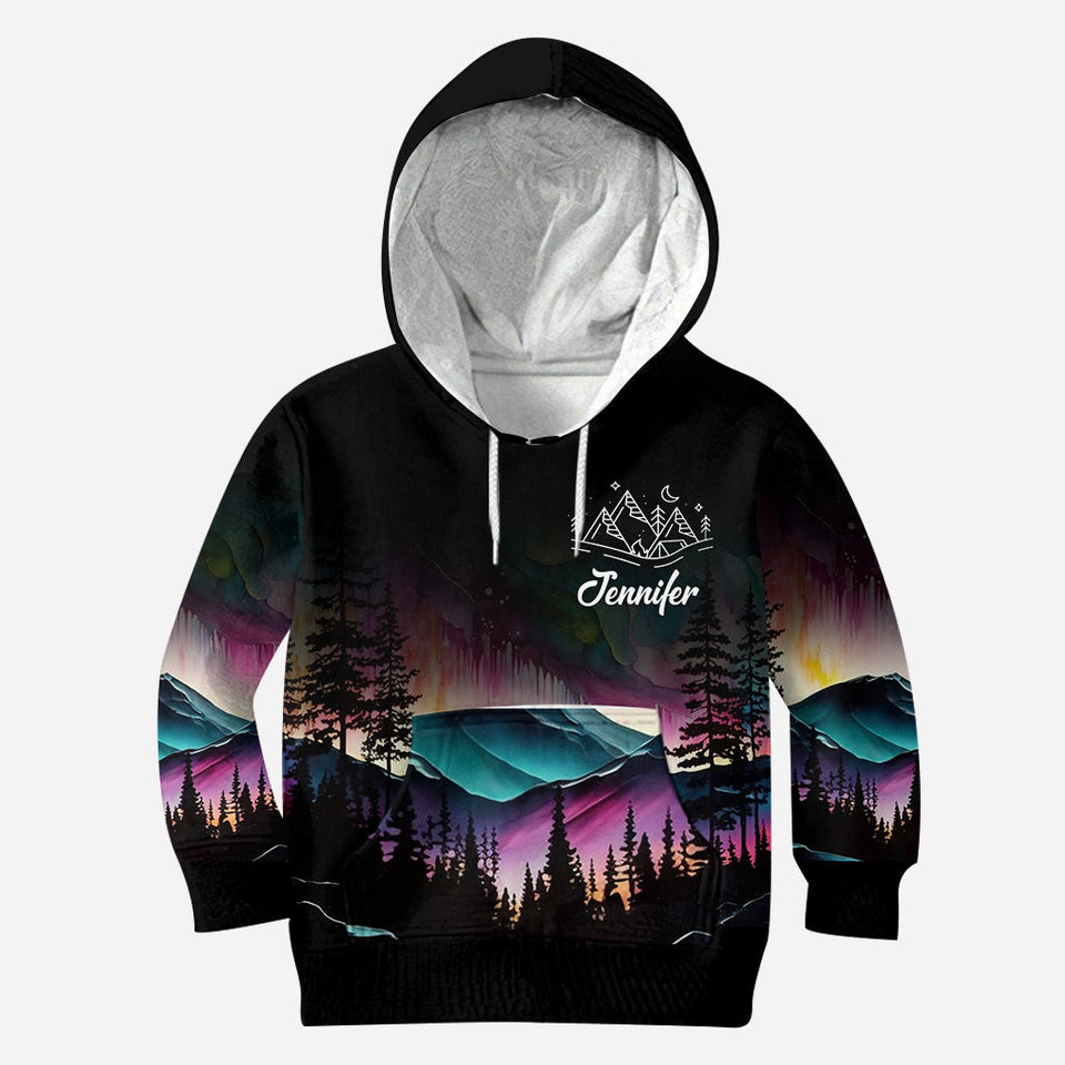The Mountain Is Calling - Personalized Hiking Hoodie and Leggings