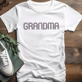 Custom Name - Personalized Grandma Embroidered T-shirt