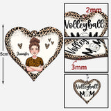 Volleyball Mom - Personalized Volleyball Keychain