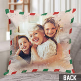 Dear Nana Postcard - Personalized Grandma Throw Pillow