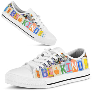 Be Kind Teacher Low Top Shoes 0622