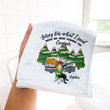 Sorry For What I Said - Personalized Camping Towel