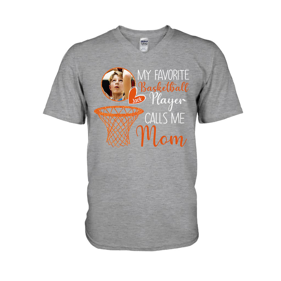 My Basketball Player Calls Me Mom Grandma - Personalized Basketball T-shirt And Hoodie
