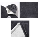Sport Lovers Go Team - Personalized Volleyball Blanket Hoodie