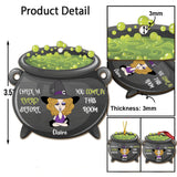 Check Ya Energy - Personalized Witch Ornament