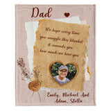 Grandma Mama - Gift for grandma, mom, dad, grandpa, aunt, uncle, sister, brother, husband, wife, friend - Personalized Blanket