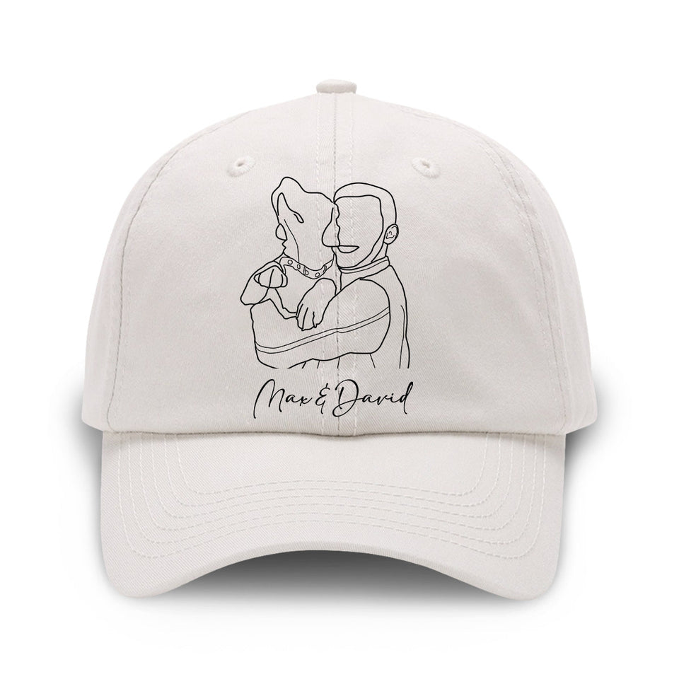Custom Photo - Personalized Dog Embroidered Classic Cap