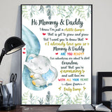 Love From Baby Bump - Personalized Mother Canvas And Poster