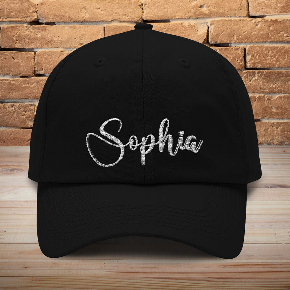 Custom Name - Personalized Step Mom Embroidered Classic Cap