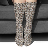 Customizable Printed Face - Personalized Cat Socks