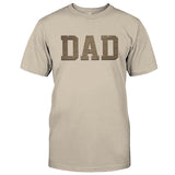 Custom Name - Personalized Father Embroidered T-shirt