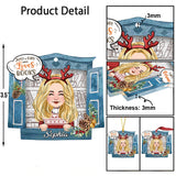 Just A Girl Who Loves Books - Personalized Book Ornament