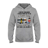 Camping Lady - Personalized Camping T-shirt & Hoodie