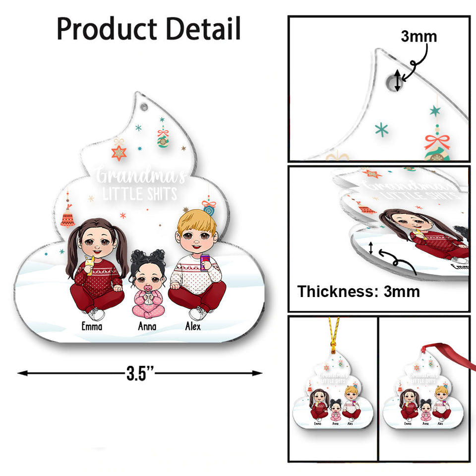 Little Cuties - Personalized Grandma Ornament