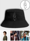 Custom Photo - Personalized grandson Embroidered Bucket Hat