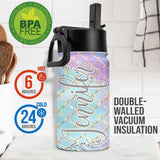 Little Mermaid - Personalized Family Kids Water Bottle
