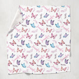 Butterfly Custom Name - Personalized Grandma Blanket