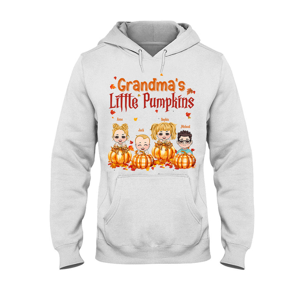 Grandma’s Little Pumpkins - Personalized Grandma T-shirt And Hoodie