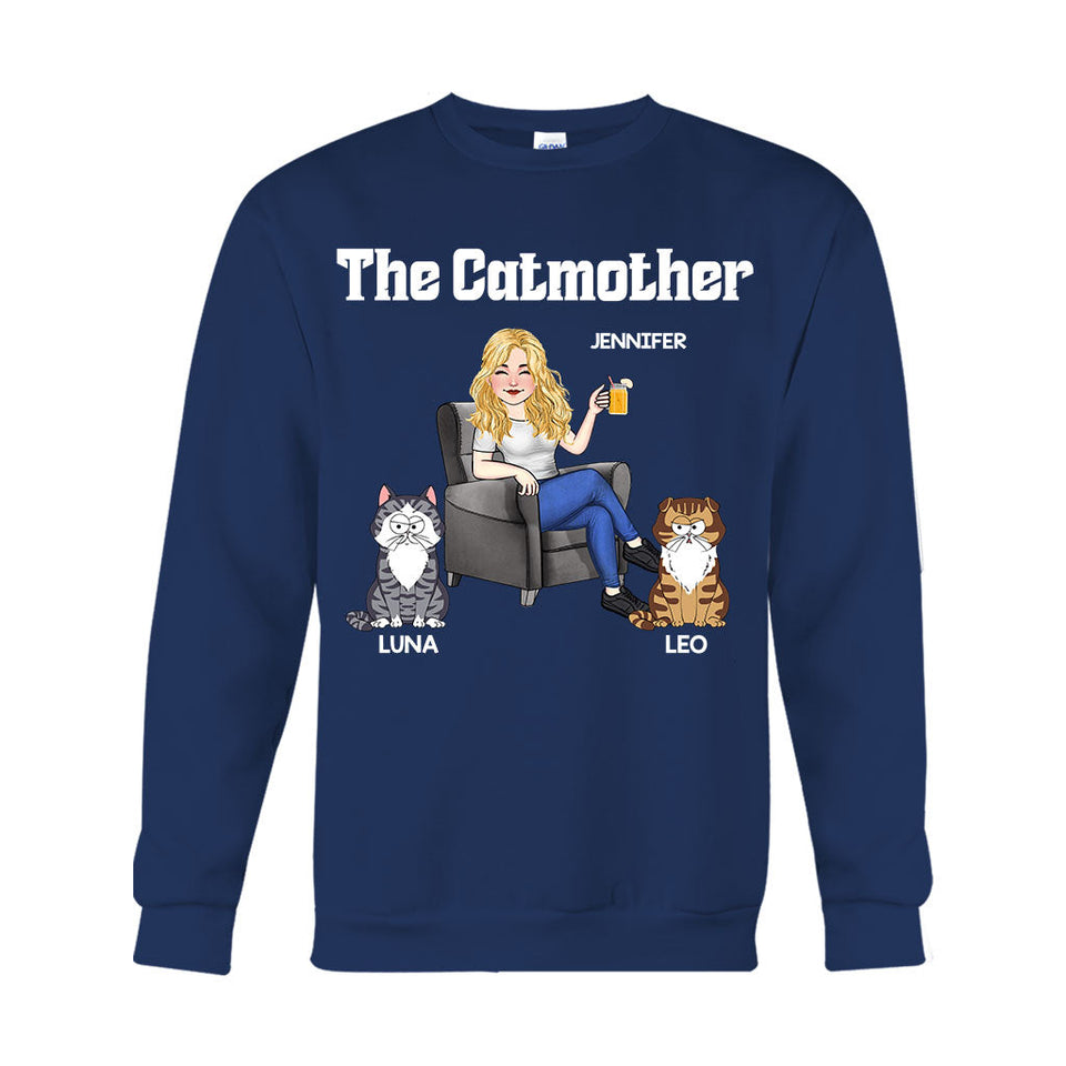 The Catmother - Personalized Cat T-shirt And Hoodie