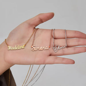 Auntie - Gift for Aunt - Personalized Name Necklace