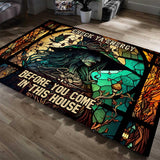 Check Ya Energy - Personalized Witch Rug