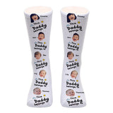 This Dad Belongs To - Gift for dad, grandpa, mom, uncle, aunt, grandma - Personalized Socks