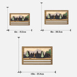 Medal Display - Personalized Running 2 Layered Wood Sign / Wood Plaque