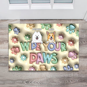 Wipe Your Paws - Personalized Dog Doormat