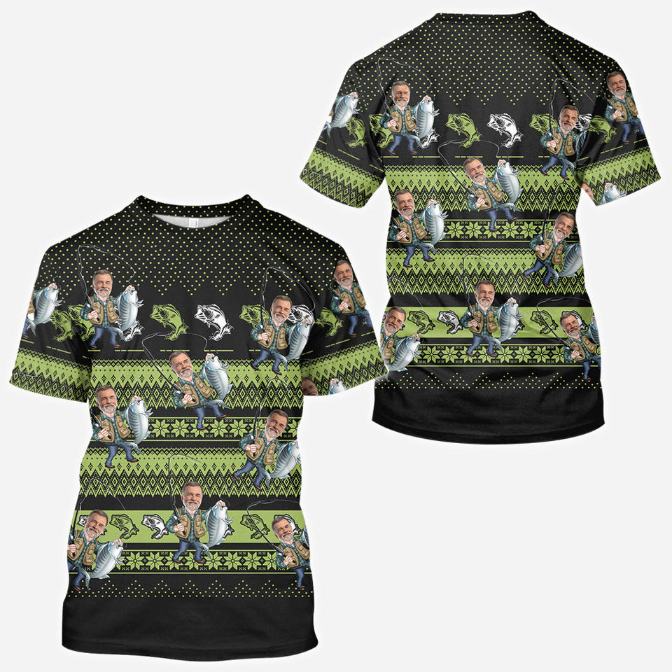Love Fishing - Personalized Fishing All Over Shirt
