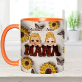 Best Grandma/Nana/Mimi Ever - Gift for grandma - Personalized Accent Mug