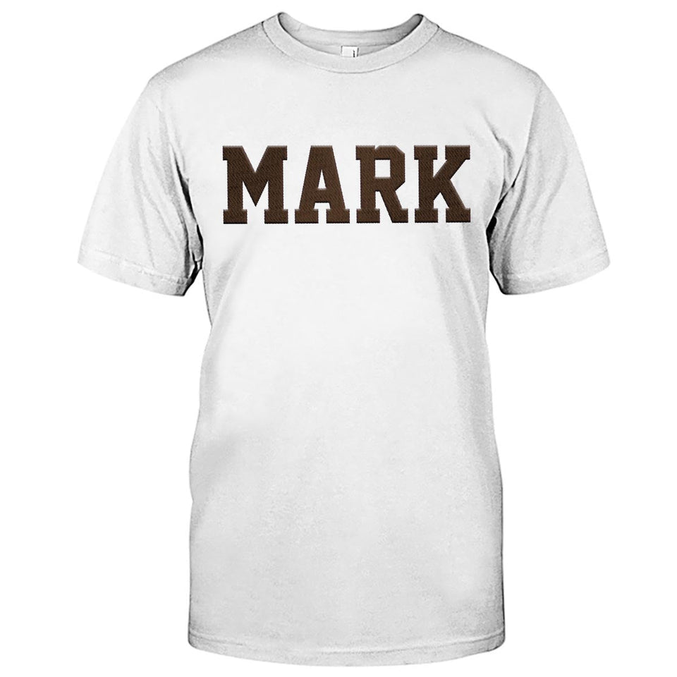 Custom Name - Personalized Uncle Embroidered T-shirt