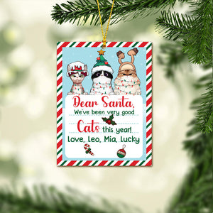 I've Been Good Cats This Year - Personalized Cat Ornament