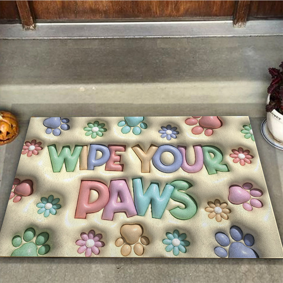 Wipe Your Paws Dog Doormat