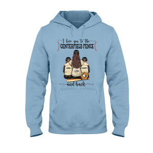 My Heart Is On That Field - Personalized Baseball T-shirt And Hoodie