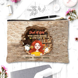 Love Books And Cats - Personalized Book Pouch