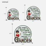 Beware Of Crazy Plant Lady - Personalized Gardening Wood Sign
