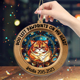 You Were My Favorite Hello And My Hardest Goodbye - Personalized Dog Suncatcher